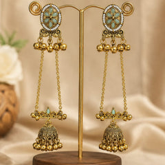 Shalimar Sage Kashmiri Earrings