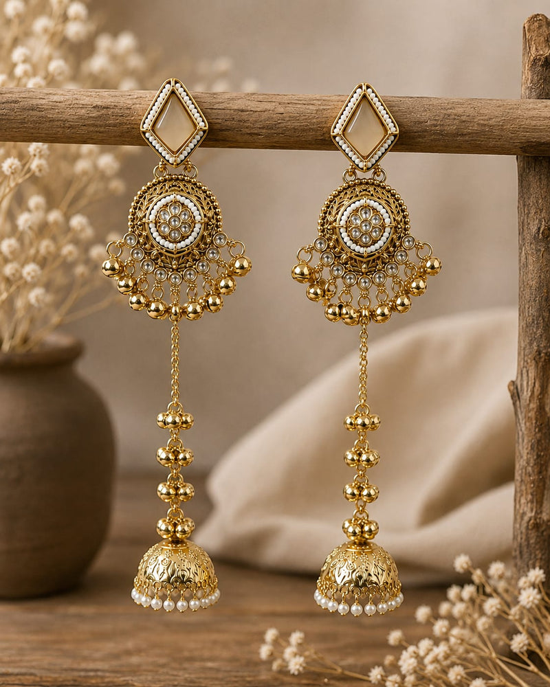 Noor-e-Kashmir Ruby Earrings