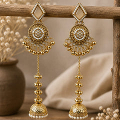 Noor-e-Kashmir Ruby Earrings
