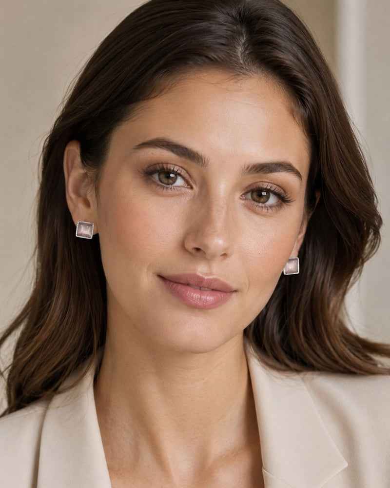 Oxidized Floral Stud Earrings | Earrings for Women - V2