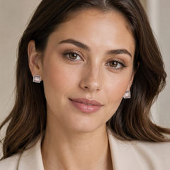 Oxidized Floral Stud Earrings | Earrings for Women - V2