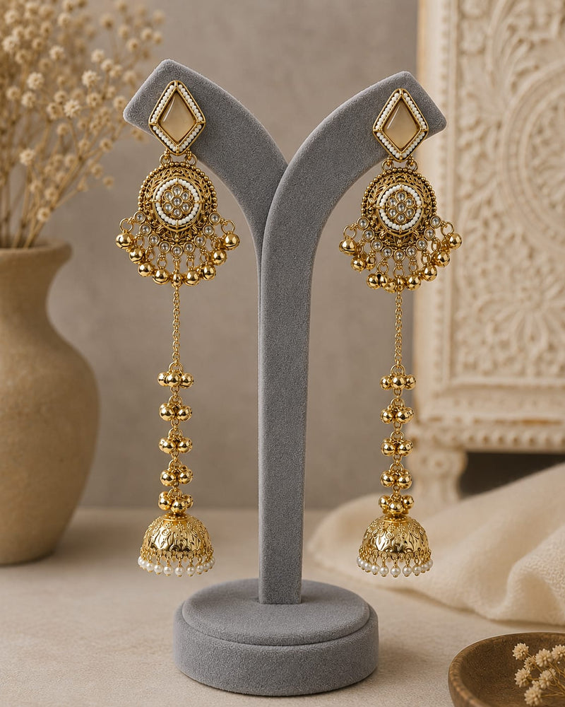 Noor-e-Kashmir Ruby Earrings