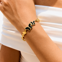 Midnight Butterfly Gold Bracelet | Bracelet for Women