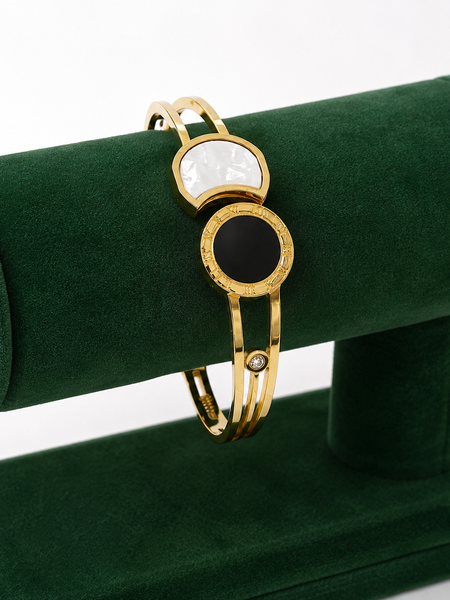 Luna Noir Mother-of-Pearl Bracelet