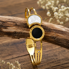 Luna Noir Mother-of-Pearl Bracelet
