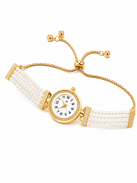 Luna Pearl Elegance Bracelet Watch
