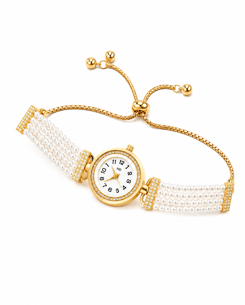 Luna Pearl Elegance Bracelet Watch