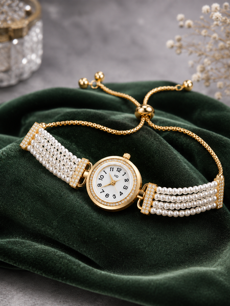 Luna Pearl Elegance Bracelet Watch