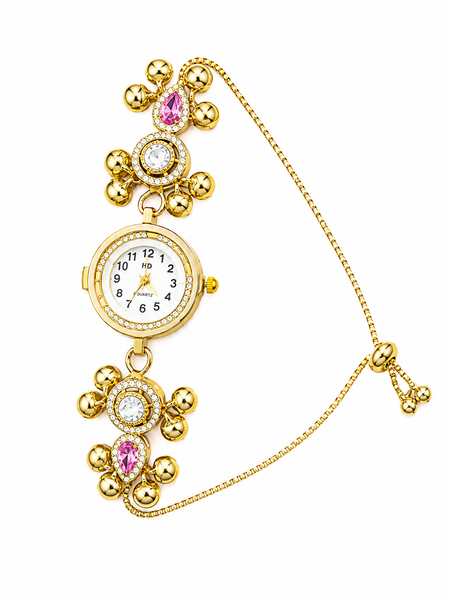 Royal Blossom Gold Bracelet Watch