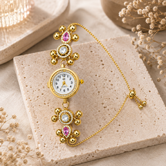 Royal Blossom Gold Bracelet Watch