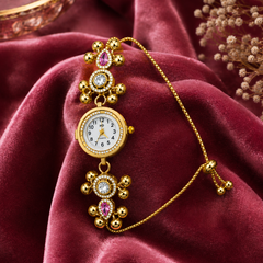 Royal Blossom Gold Bracelet Watch