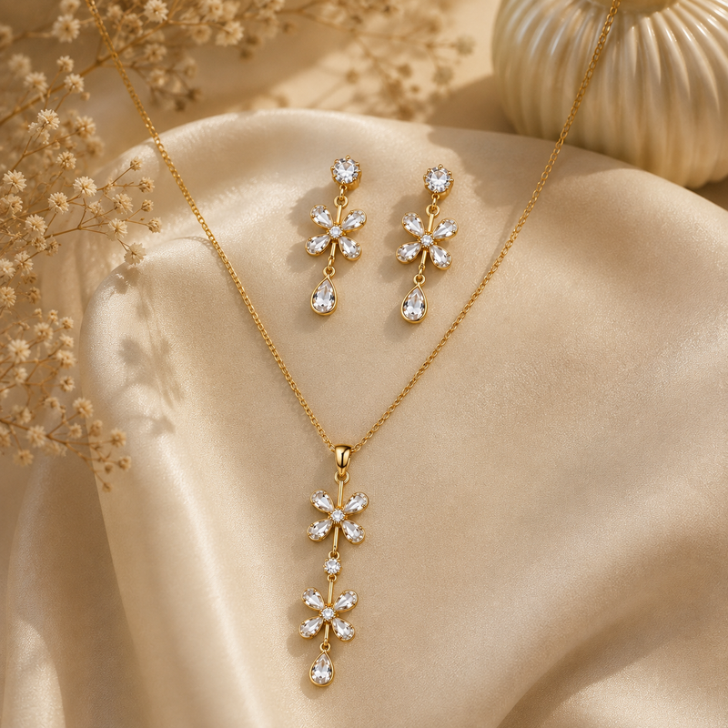 Golden Daisy Elegance Set