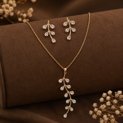 Golden Willow Crystal Set