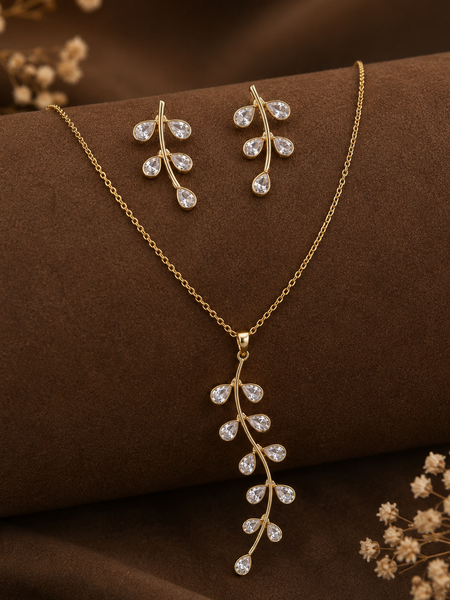 Golden Willow Crystal Set