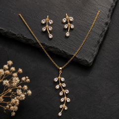 Golden Willow Crystal Set