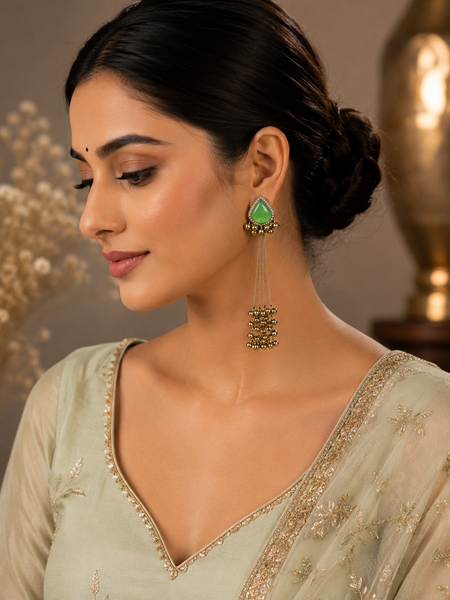 Kashmiri Noor Tassel Earrings | Earrings for Women