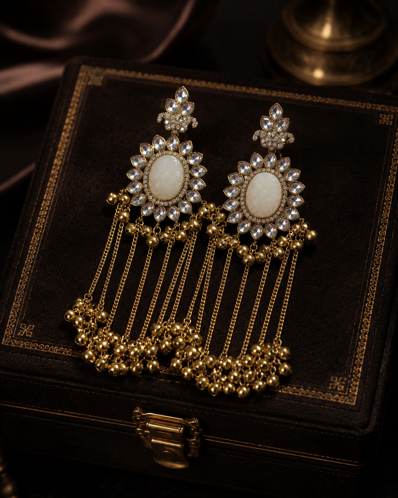Gulmarg Heritage Tassel Earrings | Earrings for Women