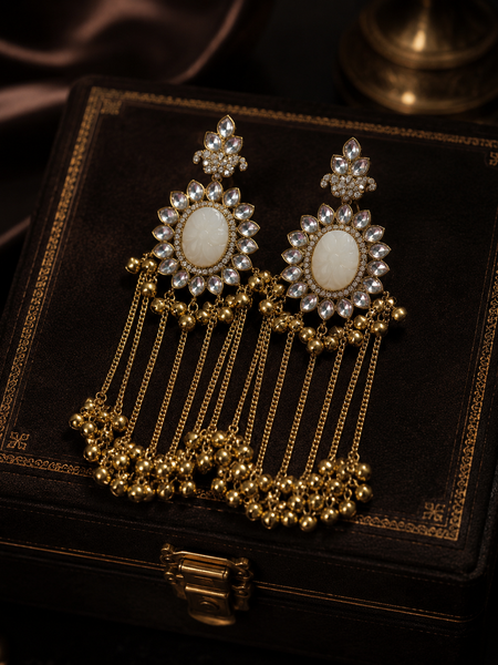 Gulmarg Heritage Tassel Earrings | Earrings for Women