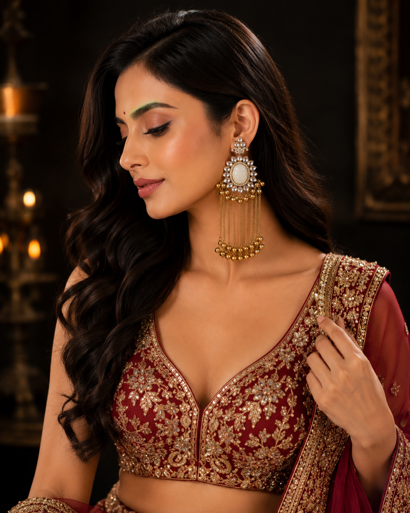 Gulmarg Heritage Tassel Earrings | Earrings for Women