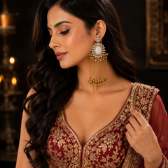 Gulmarg Heritage Tassel Earrings | Earrings for Women