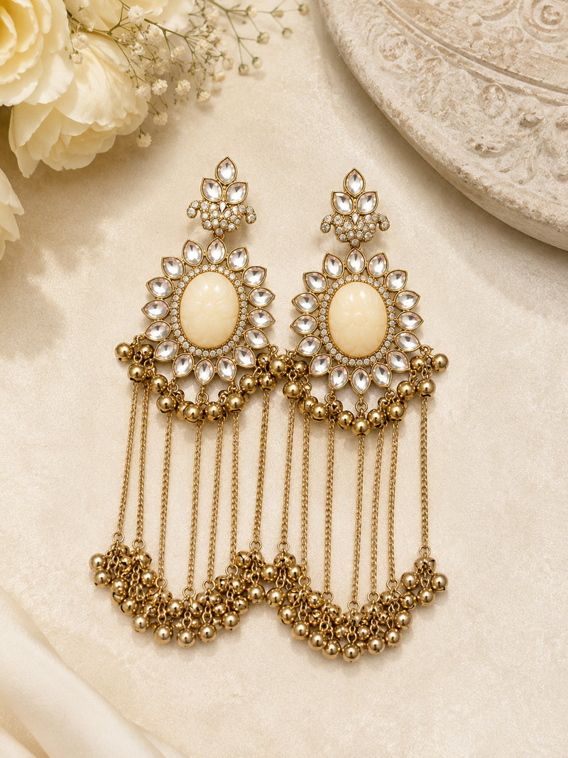 Gulmarg Heritage Tassel Earrings | Earrings for Women