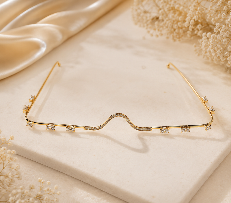 Aurelia Crystal Wave Eyewear | Sunglasses for Women
