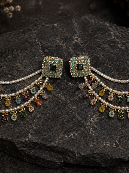 Pearl Bloom Statement Earrings | Earrings for Women