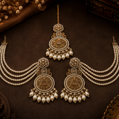 Maharani Pearl Sahara Earrings Set | Earrings for Women
