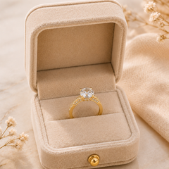 Sparkling Gold Statement Ring | Ring for Women