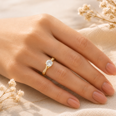 Sparkling Gold Statement Ring | Ring for Women