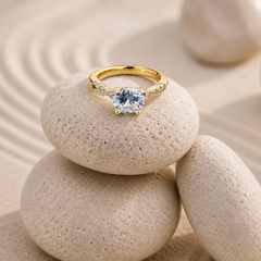Sparkling Gold Statement Ring | Ring for Women