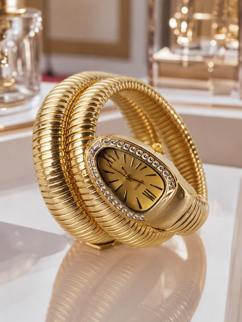 Luxury Spiral Bangle Watch | Bangle Watch for Women