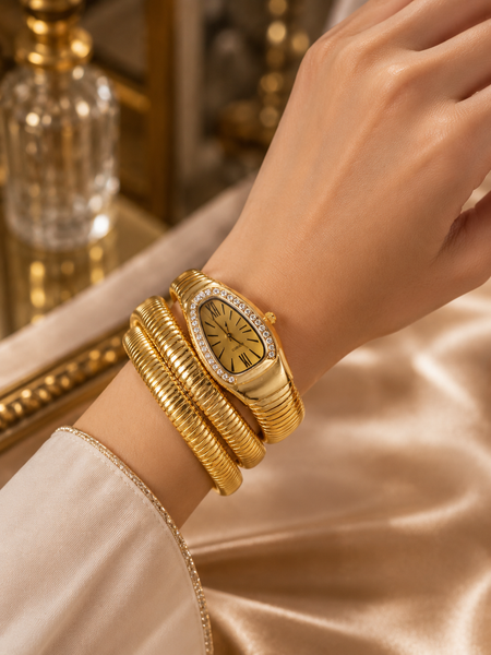Luxury Spiral Bangle Watch | Bangle Watch for Women