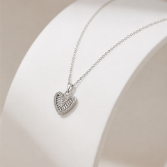 Aurora Open Heart Crystal Pendant Necklace | Necklace for Women