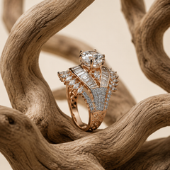 Celestial Halo Diamond Statement Ring | Ring for Women