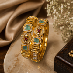Stone Studded Bracelet Set for Women