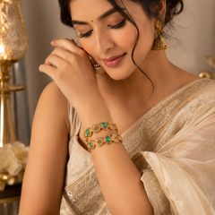 Stone Studded Bracelet Set for Women
