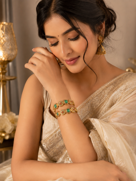 Stone Studded Bracelet Set for Women