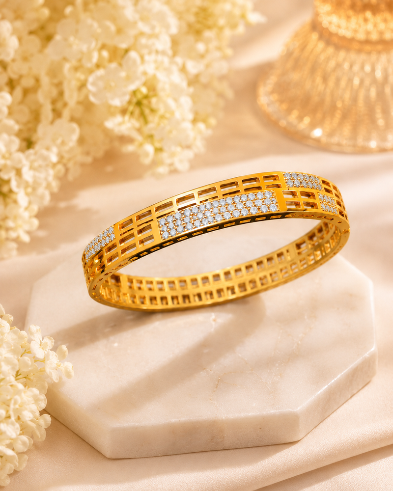 Zircon Studded Bracelet for Women