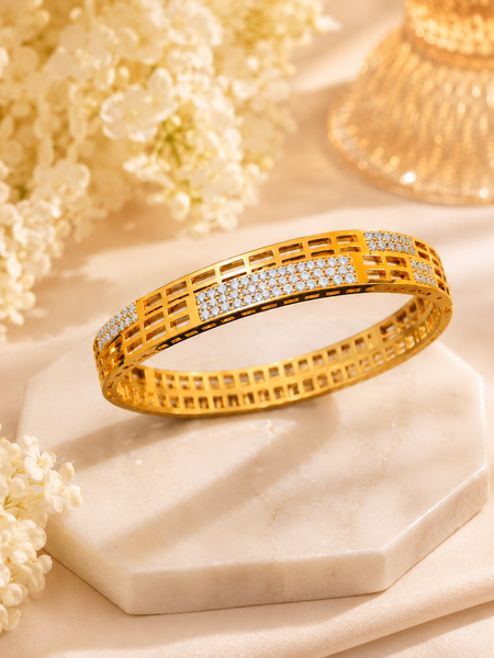 Zircon Studded Bracelet for Women