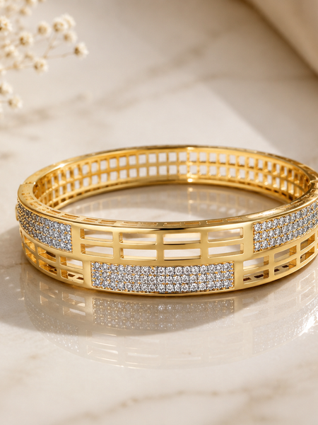 Zircon Studded Bracelet for Women