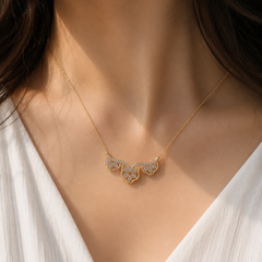 Sparkling Floral Charm Jewelry for Party & Festive Wear
