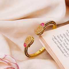 Pink Stone & Zircon Accents for Women