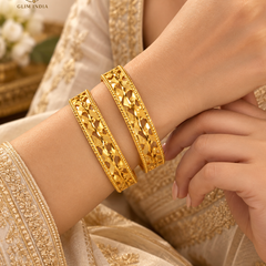 Sunehri Lattice Heritage Bangles