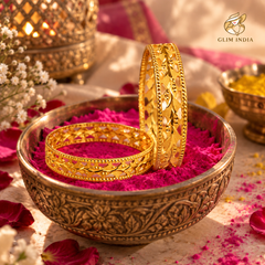 Sunehri Lattice Heritage Bangles