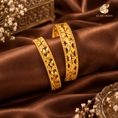 Sunehri Lattice Heritage Bangles