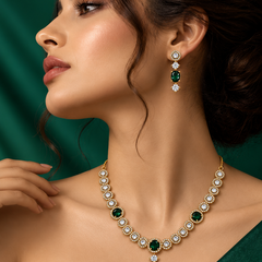 Emerald Starlight Necklace Set