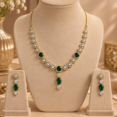 Emerald Starlight Necklace Set