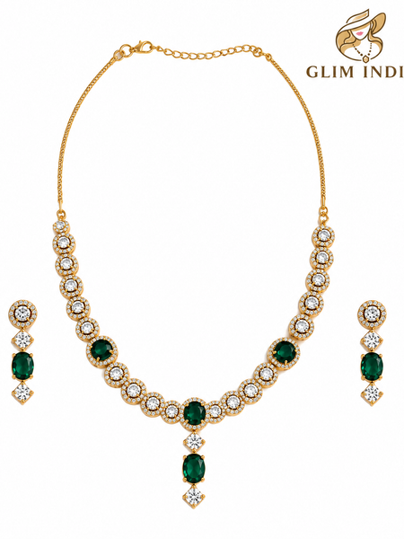 Emerald Starlight Necklace Set