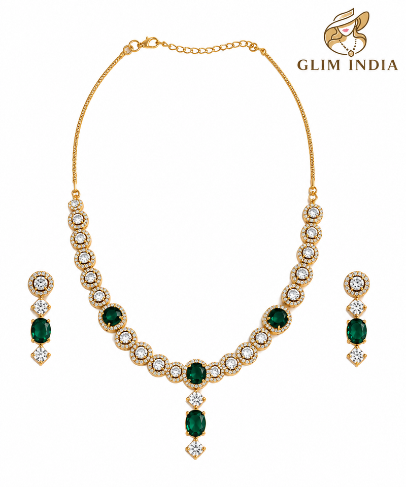 Emerald Starlight Necklace Set